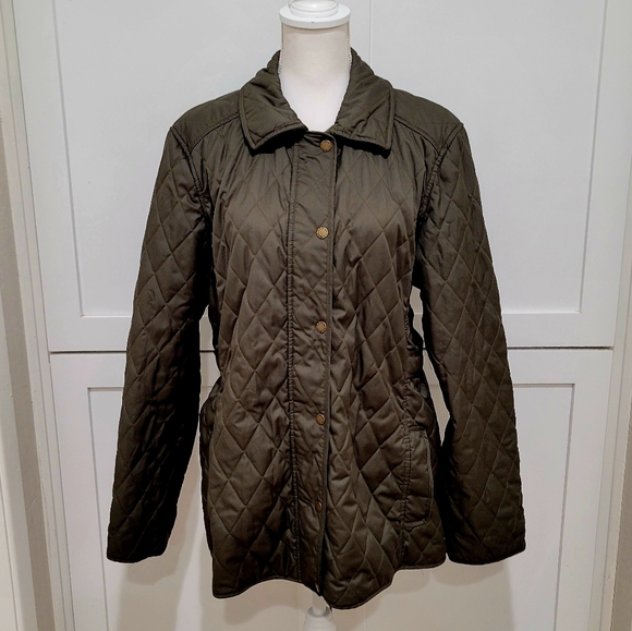 L.L. Bean Jackets & Blazers - L.L. Bean Quilted Winter Coat Olive Green | Warm Outdoor Jacket | Size XL